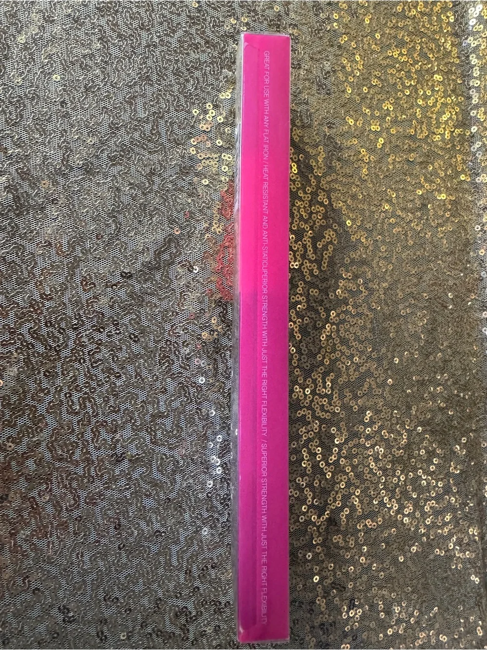 SOLEIL  Super Straightener Comb - Pink and Black